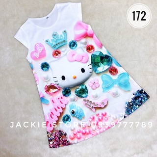 Đầm hello kitty 3d