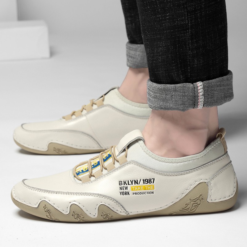 Giày Lười Chất Liệu Da Thiết Kế Thời Trang Cho Nam