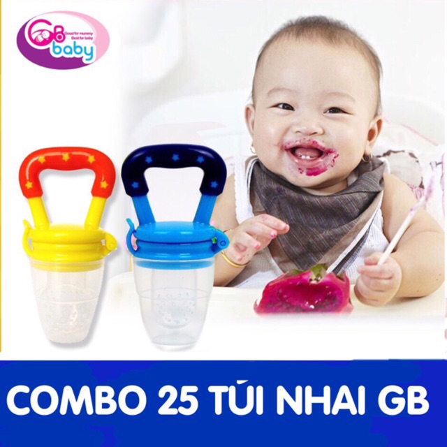 Combo 25 túi nhai hàn quốc cho bé 