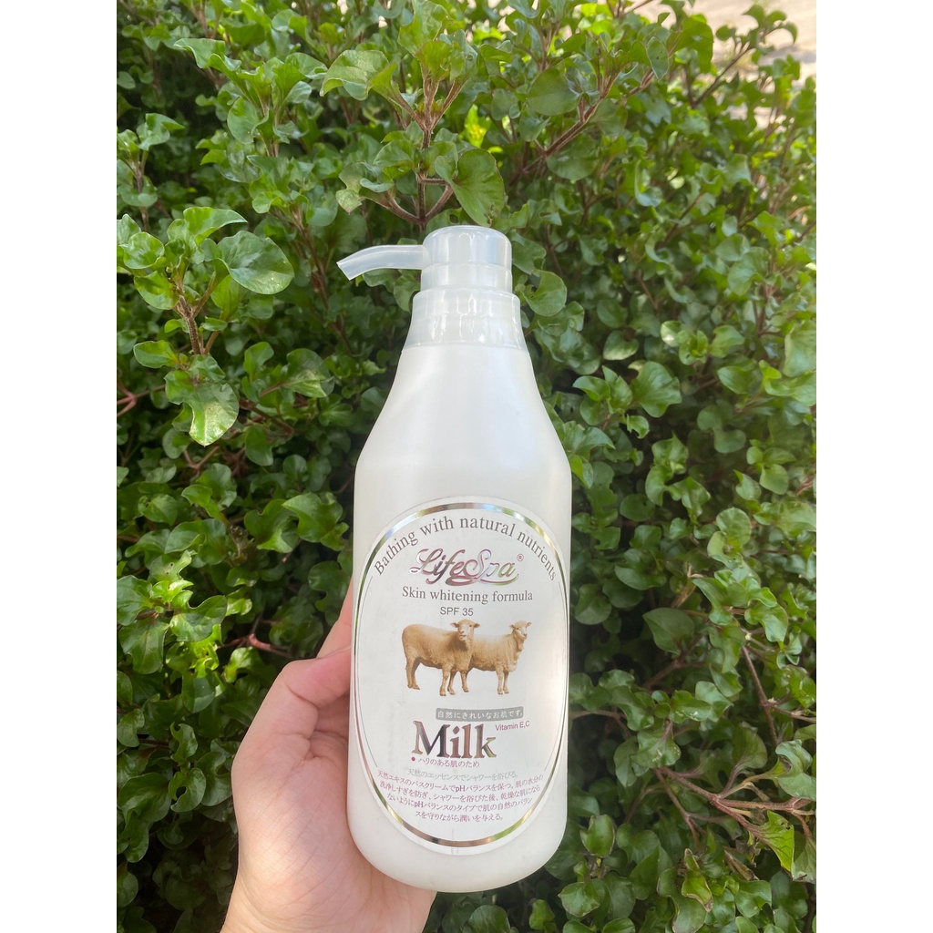 Sữa tắm dê lifespa milk thái lan