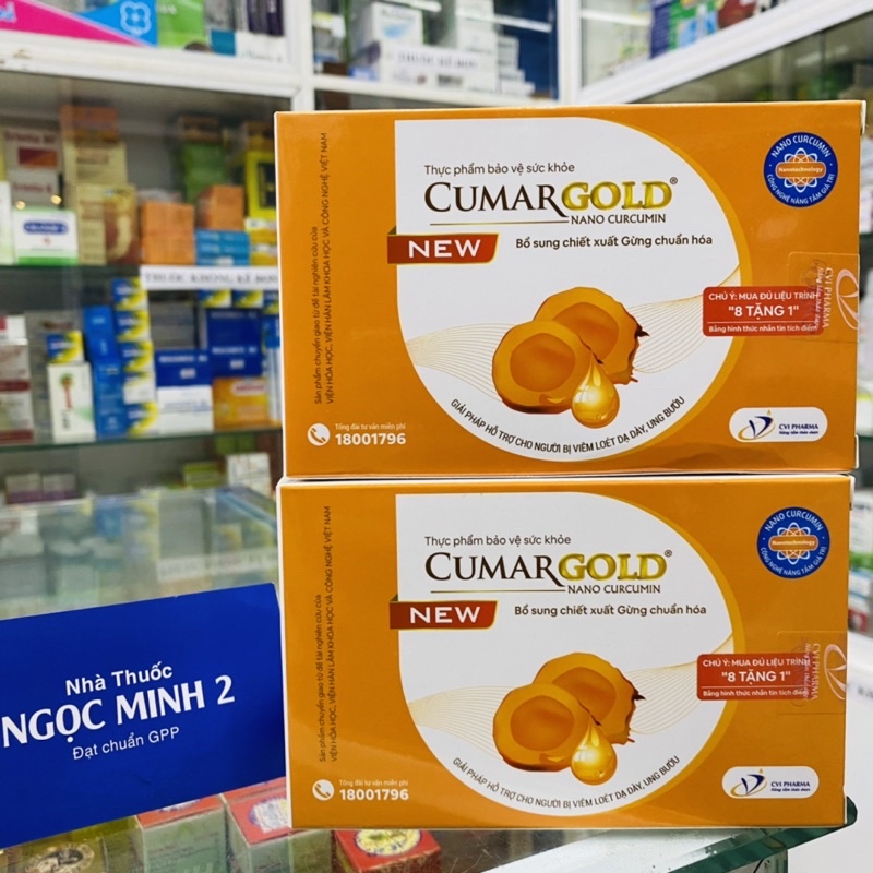 ✅ [CHÍNH HÃNG] Cumargold - Hỗ Trợ Điều Trị Viêm Loét Dạ Dày Hộp 30 Viên