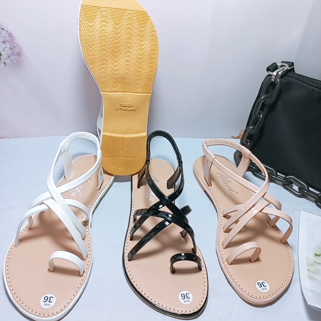 SANDAL NỮ QUAI HẬU ĐI HỌC-SANDAL CHIẾN BINH NỮ XỎ NGÓN-XĂNG ĐAN ĐẾ BẰNG KIỂU DÂY ĐAN MẢNH MẪU MỚI BỀN ĐẸP ÊM CHÂN MÃ SD1