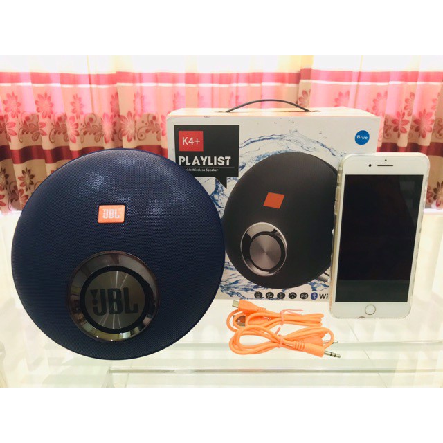 Loa bluetooth K4+, Loa Nghe Nhạc Xách Tay, Âm Thanh Sống Động, Kiểu Dáng Trẻ Trung - QD