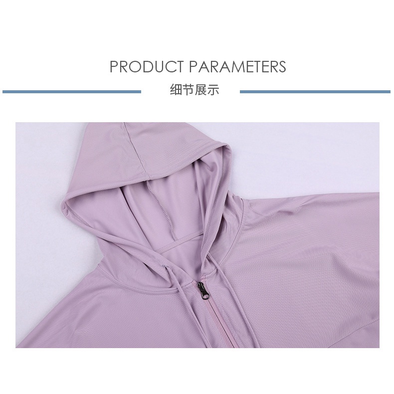 Áo Khoác Thể Thao Dáng Rộng Có Nón Nhanh Khô Phối Khóa Kéo Thời Trang Cho Nữ