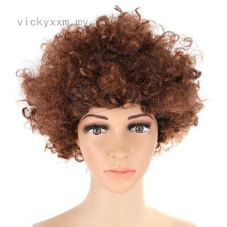 Bộ Tóc Giả Xoăn Hóa Trang Chú Hề Cho Nam Và Nữ