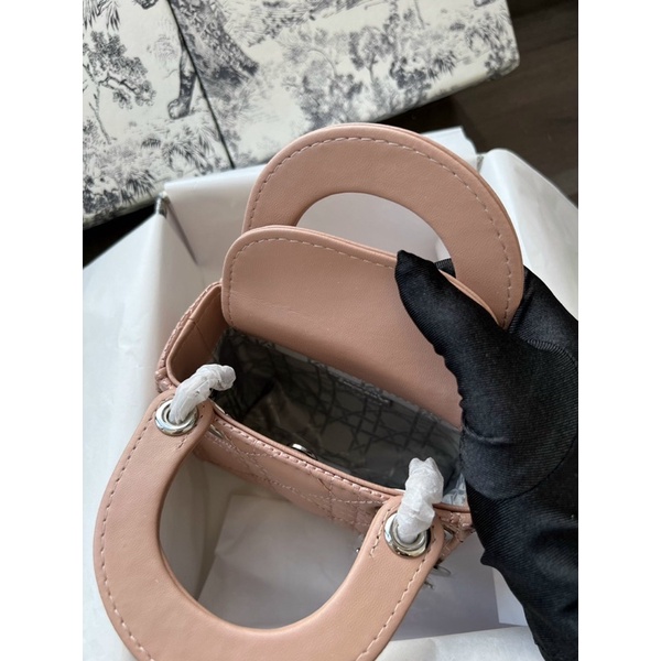 Túi xách nữ Dior Lady 3 ô chuẩn SPSL FULL BOX