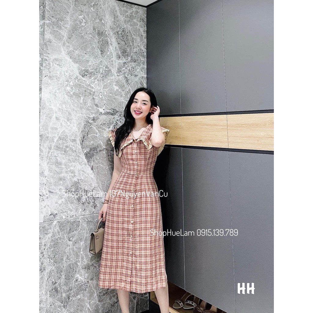 Đầm nữ đẹp, đầm xòe nữ, đầm dáng dài phối cổ phong cách trẻ trung cho phái nữ, hàng thiết kế đẹp đủ size, chất vải đẹp | BigBuy360 - bigbuy360.vn