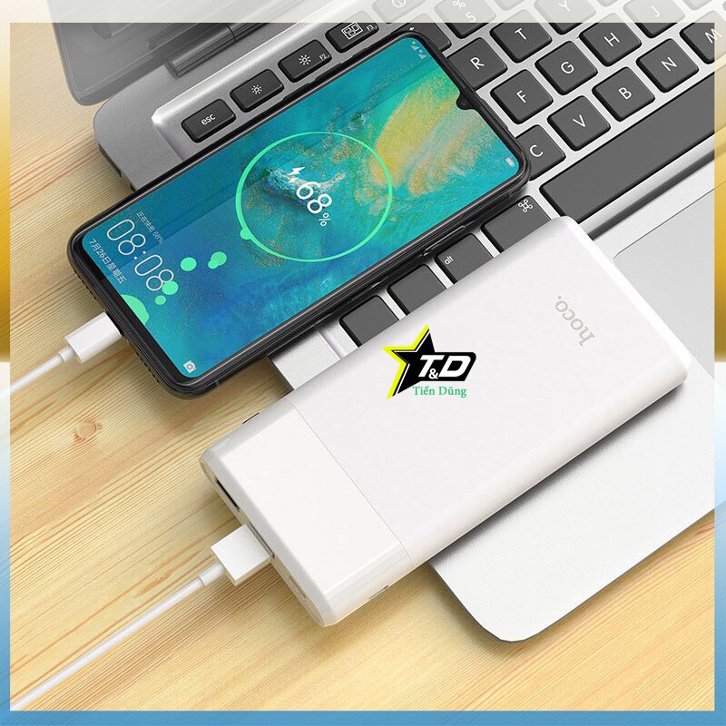 PIN SẠC DỰ PHÒNG HOCO J58 10.000mAh có PD và QC 3.0 giúp sạc nhanh có đèn báo dung lượng pin