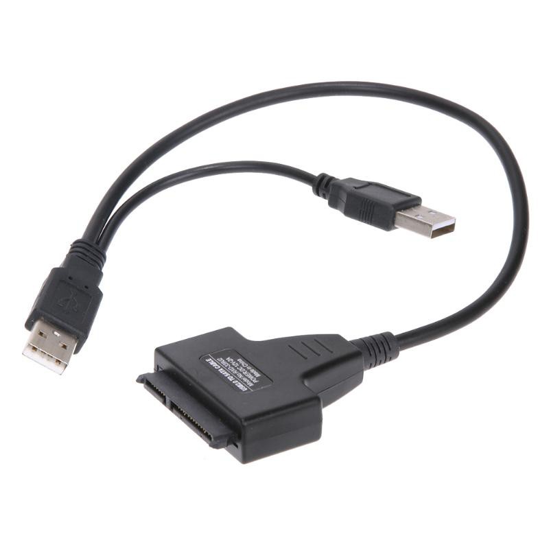 Dây Cáp Chuyển Đổi Usb 2.0 Sang Sata 22 Chân Cho Ổ Cứng Hdd Laptop 2.5 Inch