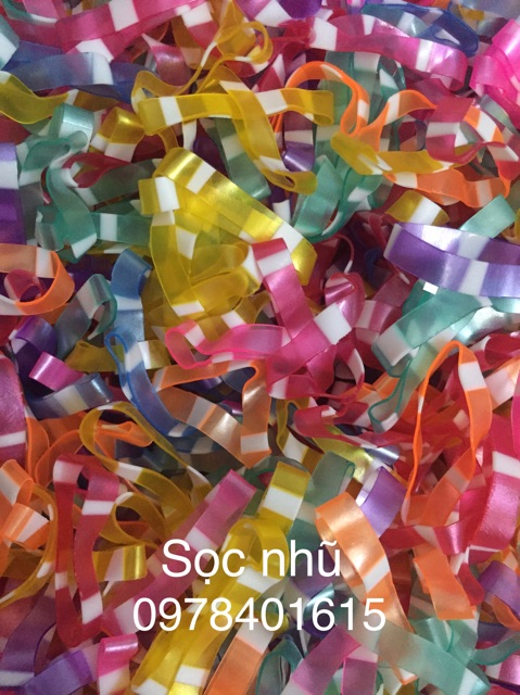 Sỉ thun cột tóc 10kg chọn màu