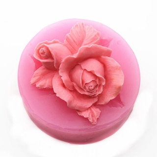 Silicone Mold Rose Shape Cake Mould Chocolate Stencil Candy Baking Decoration