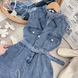 JUM SHORT JEAN KÈM BELT