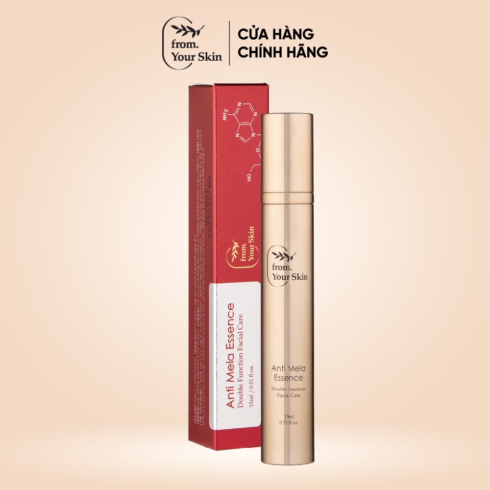 Bộ đôi Chăm sóc da lão hóa FROM YOUR SKIN Tinh Chất Serum Anti Mela Essence 15ml + Kem Super Mela Cream 50g