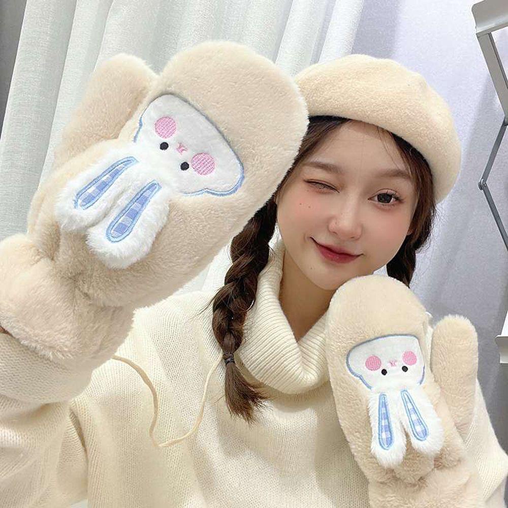 Găng Tay Giữ Ấm Mùa Đông Hình Thỏ Dễ Thương Cho Nữ AVALENTINE