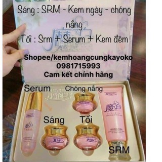 kem hoàng cung hồng (chính hãng 5 món)