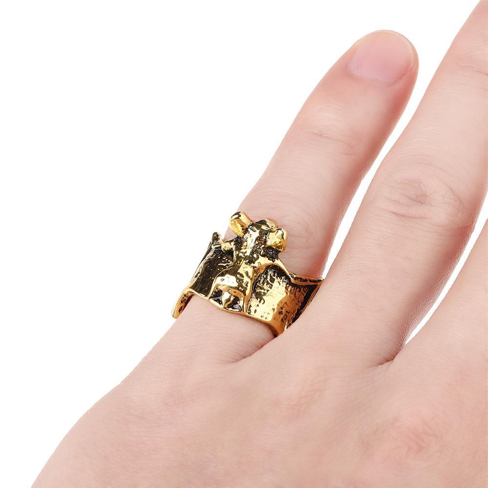 Nhẫn Nữ Hình Dơi Phong Cách Vintage