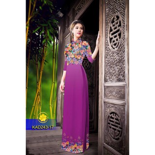Vải Áo Dài Tằm Ý, Lụa Nhật  KAD243
