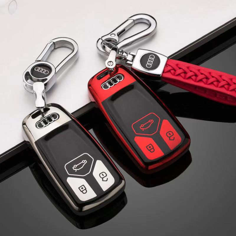 Vỏ Tpu Đựng Chìa Khóa Điều Khiển Từ Xa Cho Xe Hơi Audi A4 A4L A5 A6L QT S5 S7 Q7 TTS