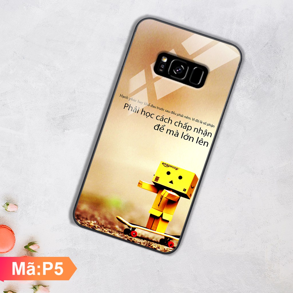 Ốp kính cường lực Galaxy Samsung S8-S8PLUS Ốp điện thoại cao cấp Son Store