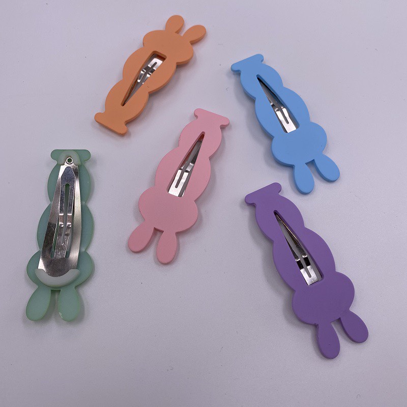 set 6 kẹp bấm tai thỏ
