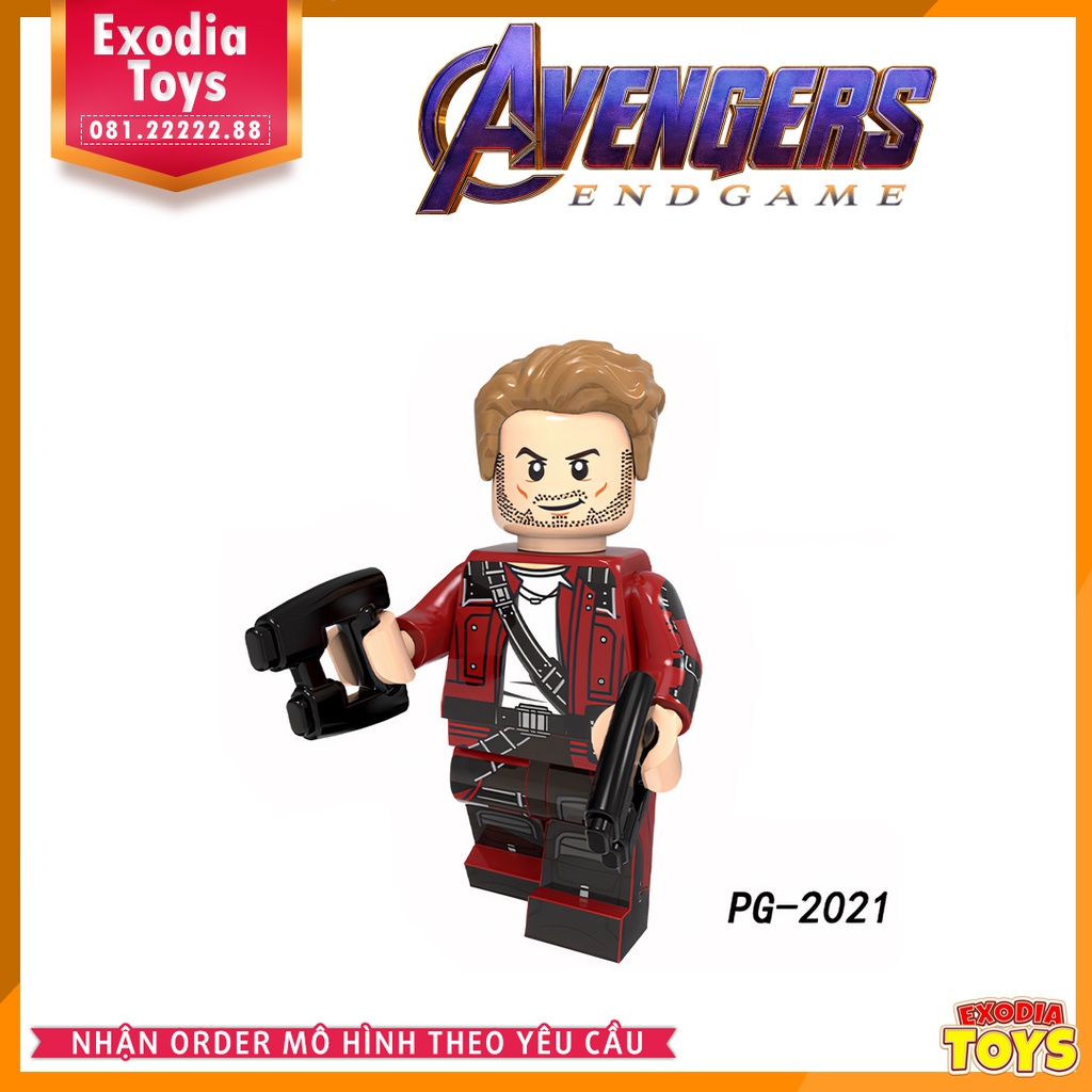 Xếp hình Marvel Minifigure Nhân vật siêu anh hùng Avengers Endgame- Đồ Chơi Lắp Ghép Sáng Tạo - POGO PG8232