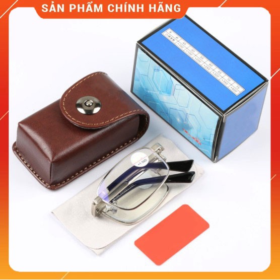 Kính lão thị viễn thị gập gọn Mắt thủy tinh cường lực chống xước Nhật bản ( ảnh chụp thật) Bảo hành 1 đổi 1 KMTNKVN05