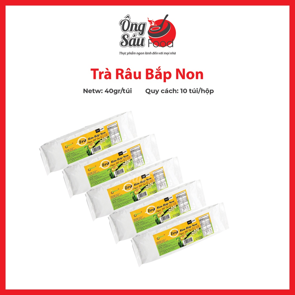⚡SIÊU RẺ⚡Combo 3 hộp Trà Râu Bắp Non Antesco_Ông Sáu Foods