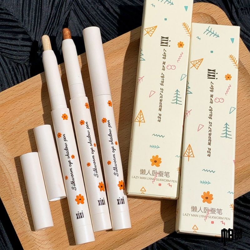 XIXI - Bút nhũ mắt Xixi Lazy Man Lying Silkworm Pen