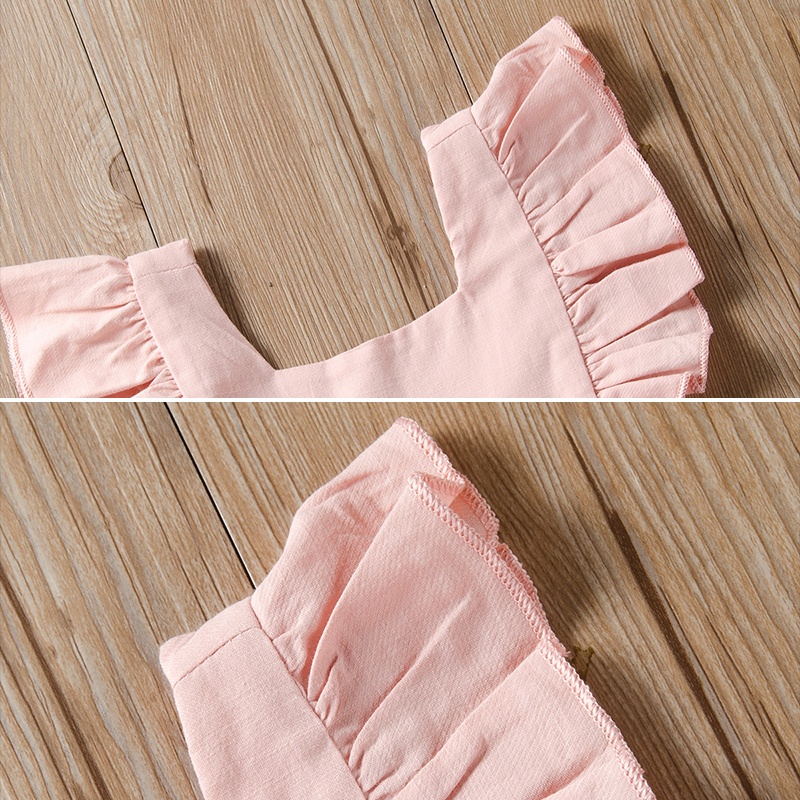 sling Dress Girl Váy babygirl Váy em bé Pink Princess trẻ em Sinh nhật Set Cute Korean Macaron Boutique AKKU