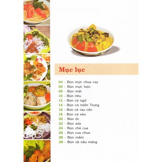 Sách 30 Món Bún Ngon (Quỳnh Hương)