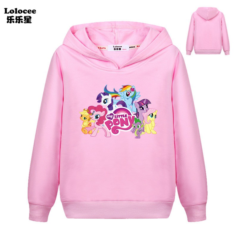 MY LITTLE PONY Áo Khoác Hoodie In Hình Ngựa Con Cho Bé Gái