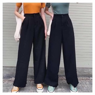 Quần ống rộng cát sạn dài