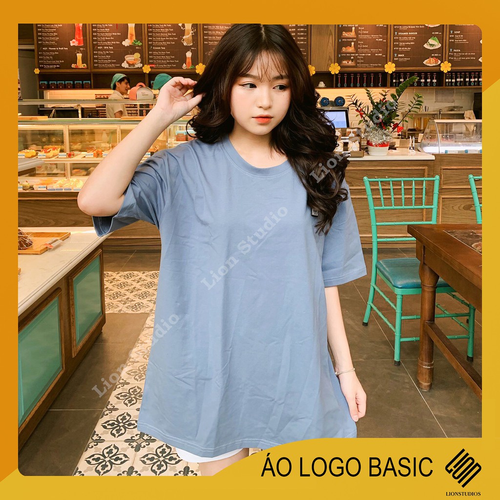 Áo logo_basic tay lỡ dáng rộng, hàng thiết kế cực đẹp [cam kết hoàn tiền nếu không đúng chất lượng] | BigBuy360 - bigbuy360.vn