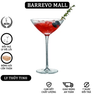 New York Rosy Glow Champagne Saucers - Ly Cocktail Thủy Tinh