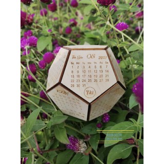 Lịch gỗ năm 2021(gỗ tự nhiên)