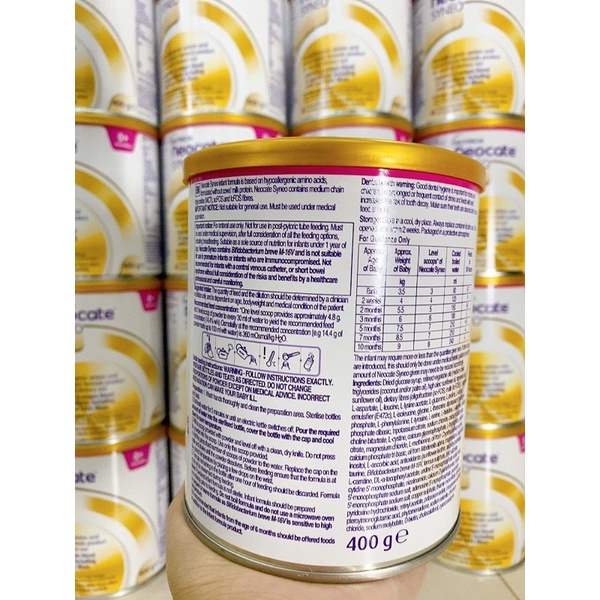 Sữa Neocate Syneo Úc. Date 2/2025. Hàng Air.