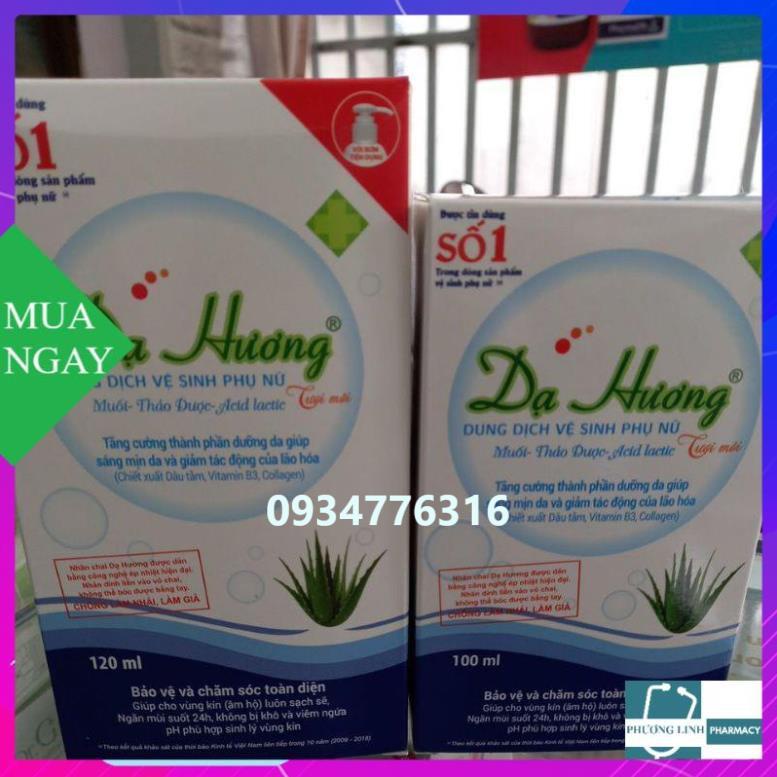 DUNG DỊCH VỆ SINH PHỤ NỮ DẠ HƯƠNG TƯƠI MỚI