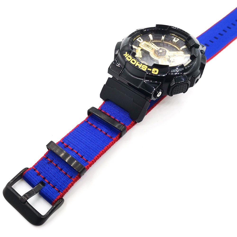Dây Đeo Vải Canvas Nylon Cho Đồng Hồ Casio G-Shock GA-110/100/120/150 GD-100/110/120 DW-5600 GW-6900