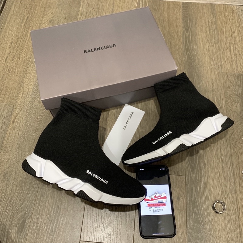 Giày Balen speed đế đen 1:1 SC nam nữ (Full box+Free Ship) | BigBuy360 - bigbuy360.vn