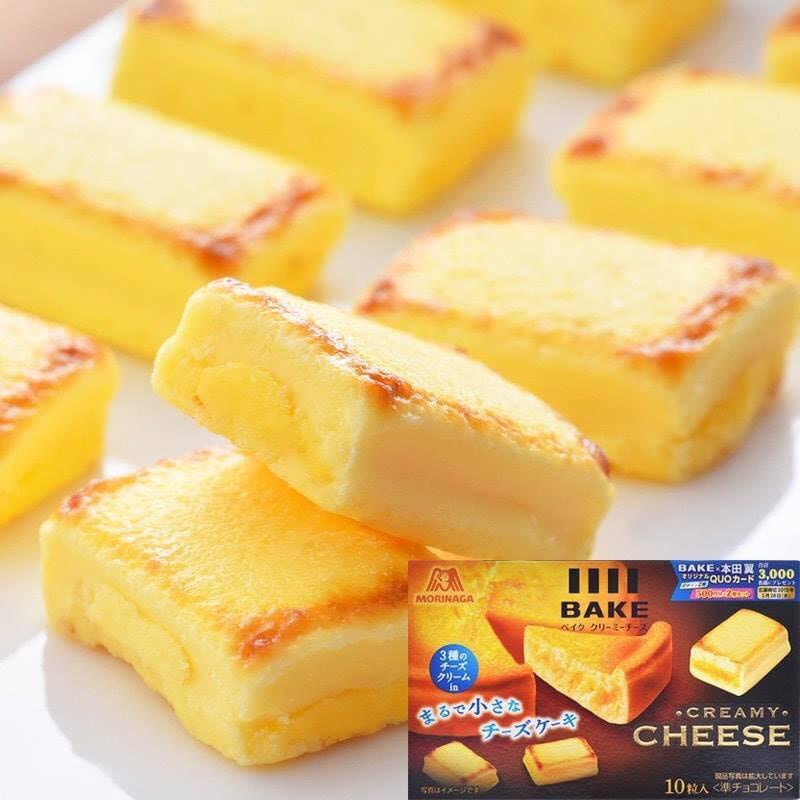 PHÔ MAI NƯỚNG CHEESE BAKE MORINAGA HỘP 45G SIÊU NGON MÊ LY NHẬT BẢN