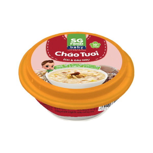 Thùng 24 Chén Cháo Tươi Baby Sài Gòn Food 4 Vị 240g