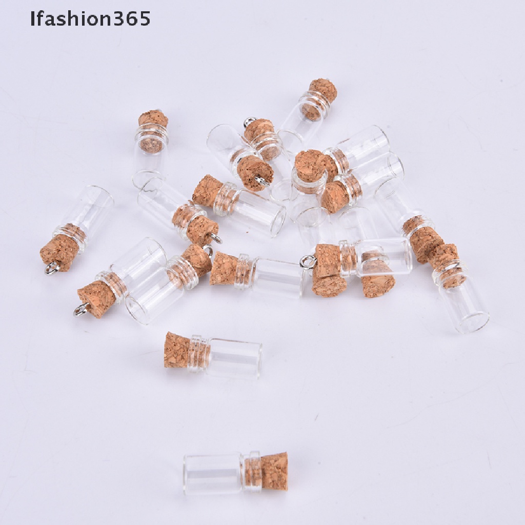 10 Lọ thủy tinh nút bần mini 0.5ml chuyên dụng 365
