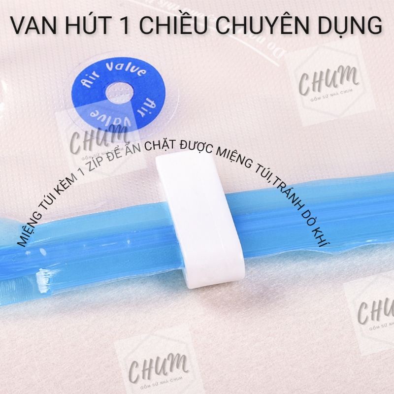 Túi hút chân không đựng thực phẩm tái sử dụng nhiều lần trong tủ lạnh G12