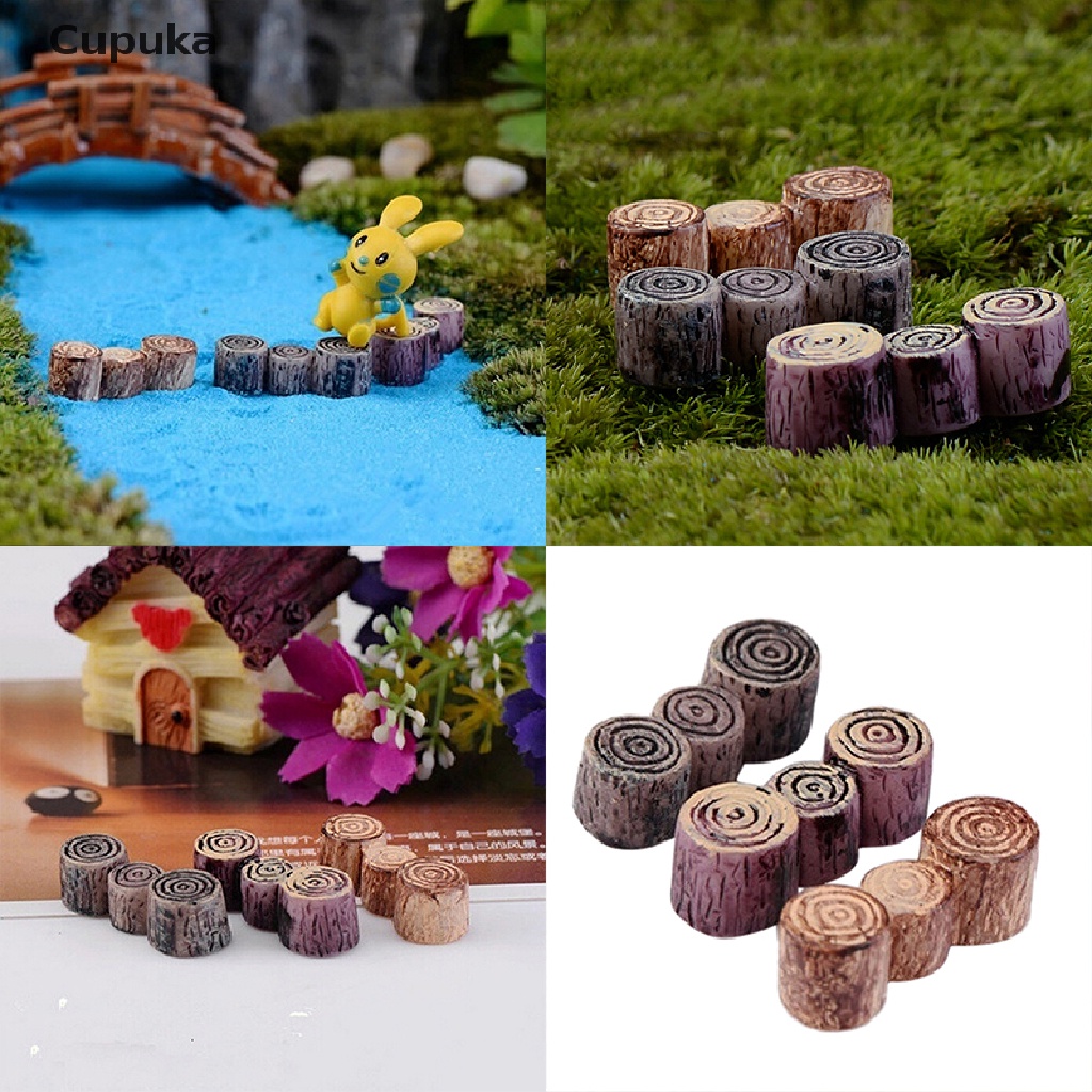 Mô hình gốc cây mini bằng nhựa dùng trang trí sân vườn DIY