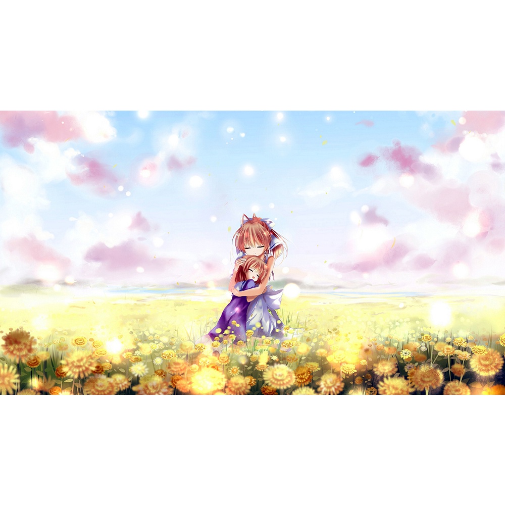 Poster A4 dán tường Anime, decal 21x30 trang trí có keo Clannad Wallpapers (1), nhận in theo yêu cầu