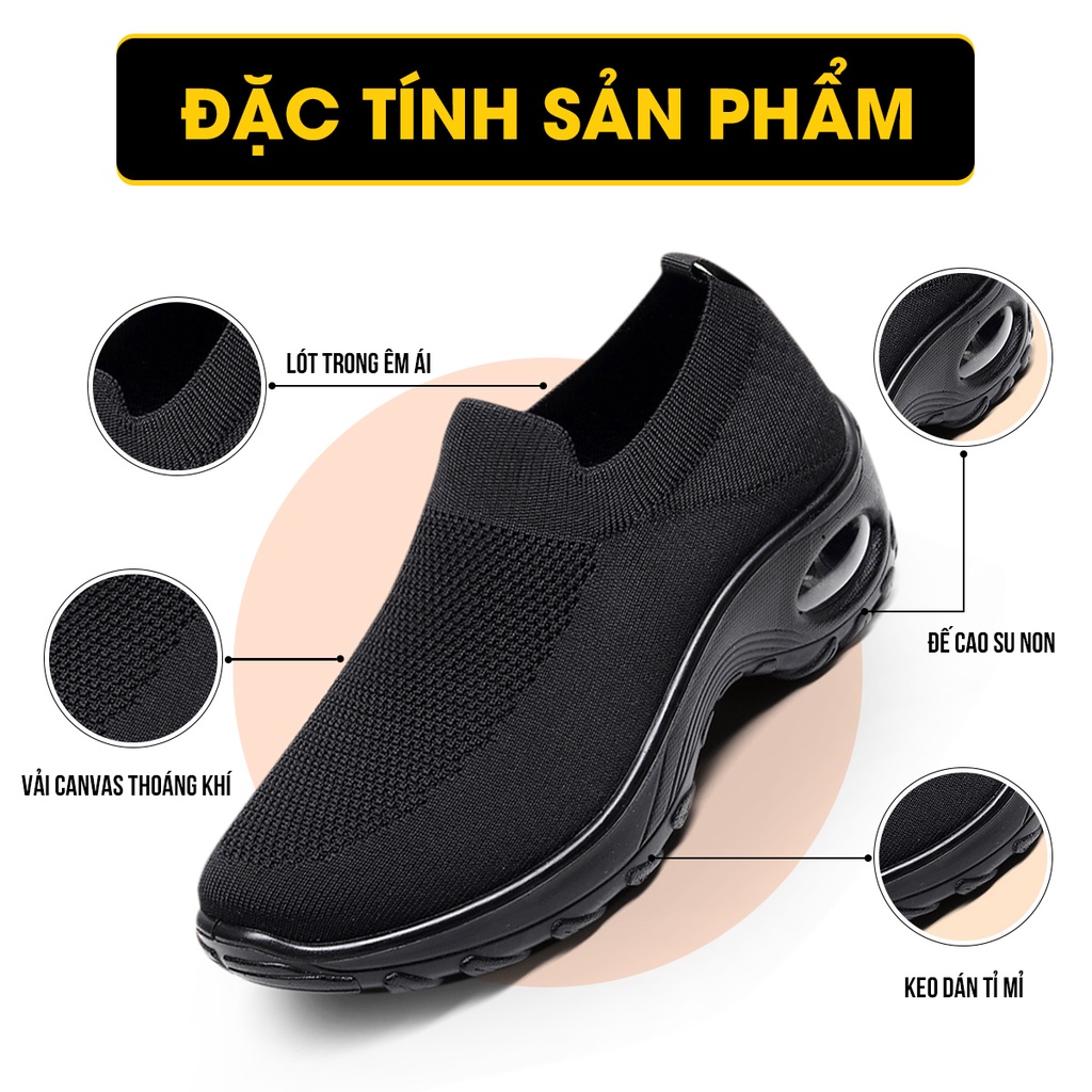 Giày thể thao nữ 4cm TIMAN SZ02 tôn dáng tăng chiều cao khoe chân bảo hành 1 năm