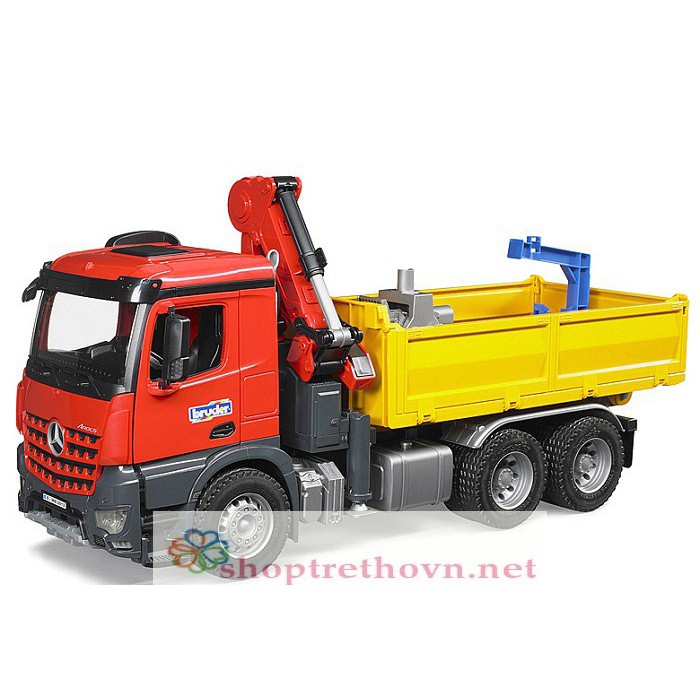 Bộ đồ chơi Bruder mô hình Xe công trình MB với cánh tay cẩu - Mã SP BRU03651