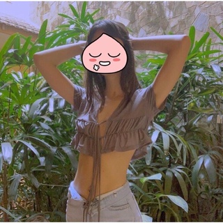 Áo croptop xám ERRORIST (ảnh thật ở cuối)