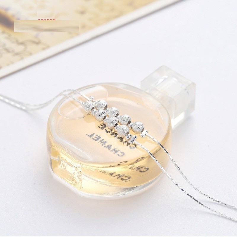 Lắc chân dây bi đôi S925 xinh xắn Hàn Quốc BM88 | BigBuy360 - bigbuy360.vn