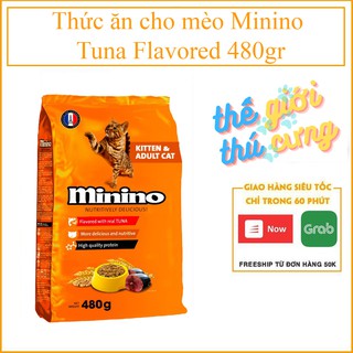 Thức ăn cho mèo Minino Tuna Flavored 480gr